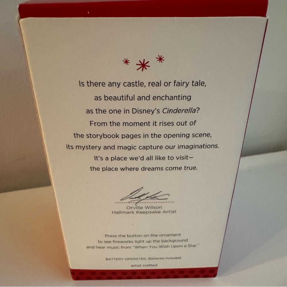 Hallmark Keepsake Ornament 2013 DISNEY CINDERELLA CINDERELLA'S CASTLE - Picture 5 of 10